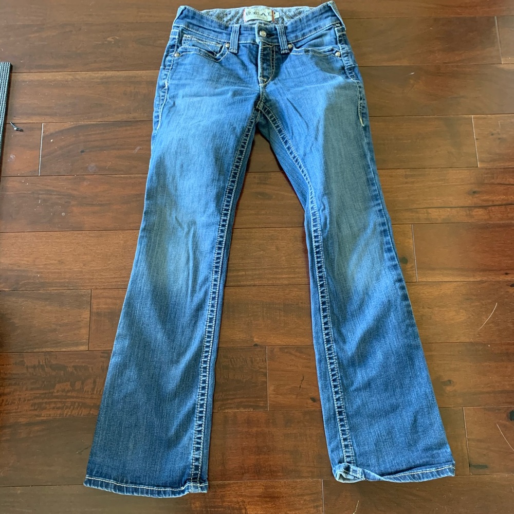 Ariat jeans.